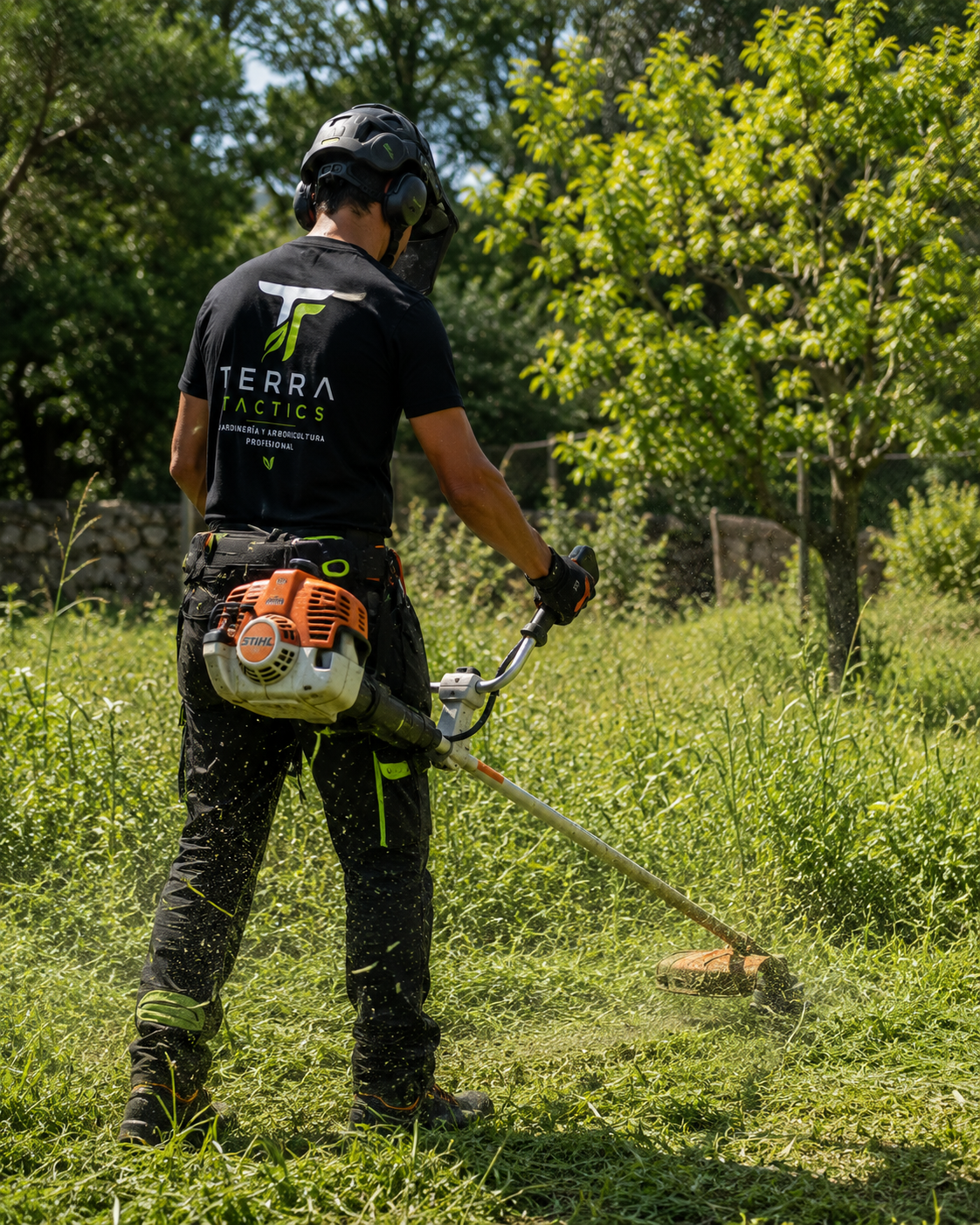 Desbroce profesional de parcelas con retirada de residuos vegetales en Piera – Terra Tactics